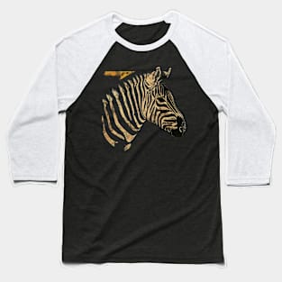 Zebra Evolutionary Enigma Baseball T-Shirt